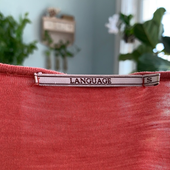 Anthropologie Orange Boho Top - Picture 3 of 4